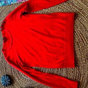 Ann Taylor Red Sweater Size M